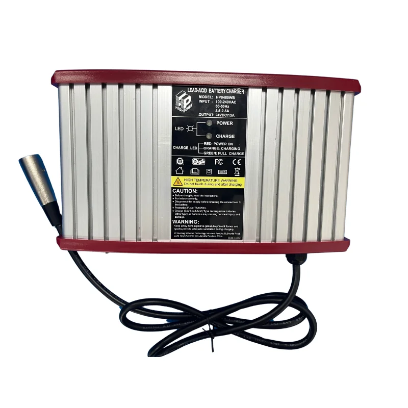 알루미늄 하우징 골프카트용 HP0480W 48V8A 충전기