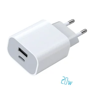 iPhone 및 Android 기기용 PD20WCA USB-C 고속 충전기
