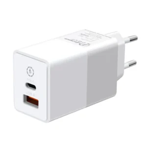 Surface Pro, MacBook 및 USB-C 기기를 위한 지능형 전력 감소 기능을 갖춘 PD65CA GaN 65W USB-C 충전기